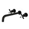 Kingston Brass KS8050ZX Wall Mount Tub Faucet, Matte Black KS8050ZX - alternate 1